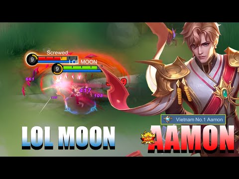 Vietnam Number 1 Aamon with Deadly Shards | Top Global Aamon Gameplay By LOL MOON | MLBB
