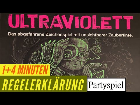 Ultraviolet Regeln Anleitung Regelvideo Partyspiel - Malen mal Anders