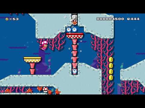 Lurid Lake by NOSTALG1A 🍄 Super Mario Maker 2 #aff 😶 No Commentary
