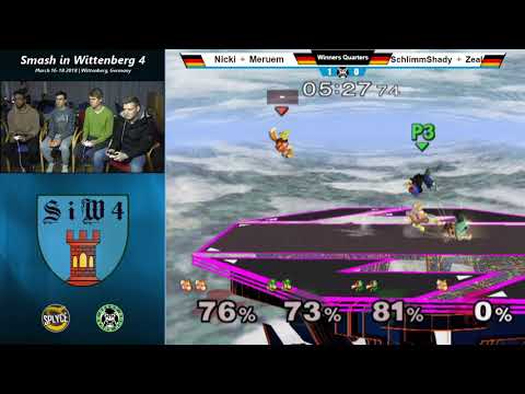 SiW4 - Nicki + Meruem Vs. Zeal + SchlimmShady - Winners Semis - Melee Doubles