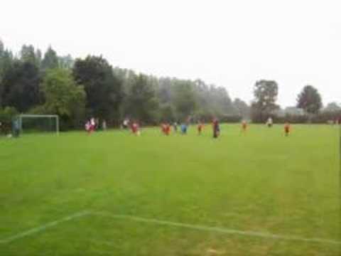 Voetbal wedstrijd Roy