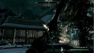TESV Skyrim #77 Битва с древним драконом; руины Упокоище