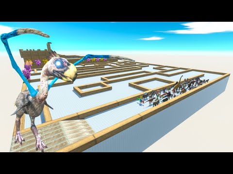 Epic Escape From Alien Terror Bird 👾 - Last Survivor😱 | Animal Revolt Battle Simulator