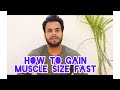 How to Gain Size Fast | How to gain lean muscle | Insane Fitness Saurabh