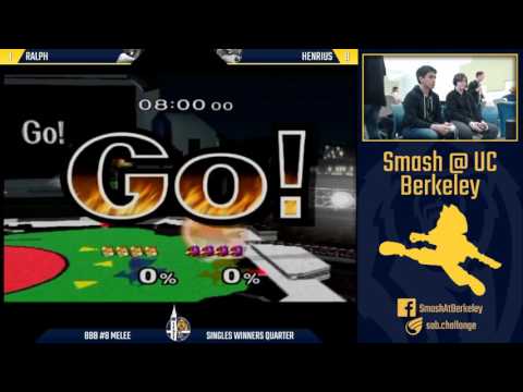 Berkeley Biweekly Battles #8 - Melee Singles Winners Quarter: Ralph vs Henrius