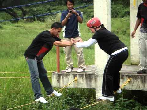 Falcon Crest Rope Course with Donita.MPG