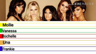 The Saturdays Anywhere With You - Line Distribution
