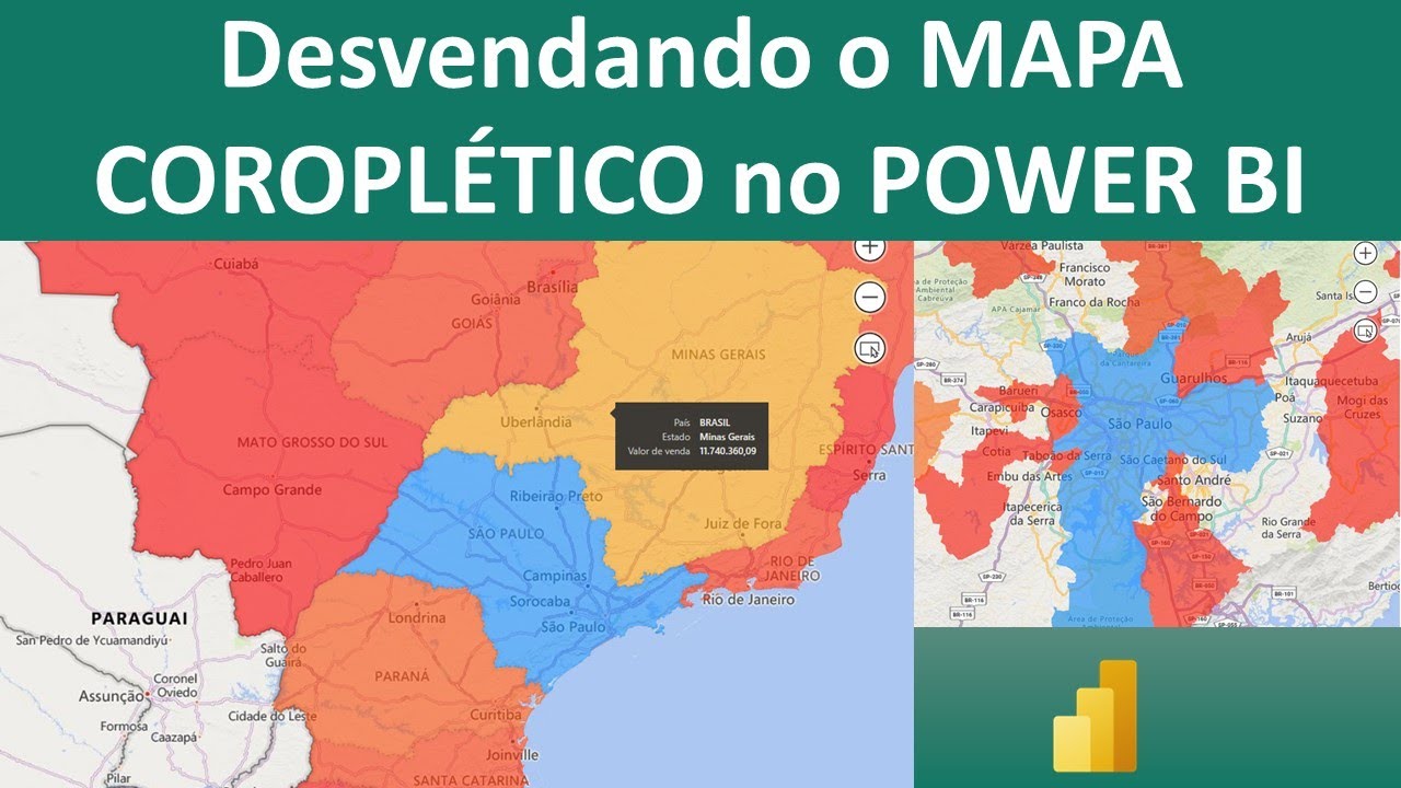 Mapa Coroplético no Power BI: Dominando a Visualização Geográfica de Dados