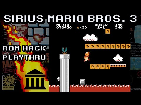 Sirius Mario Bros. 3 • Full Play-through (Super Mario Bros. ROM Hack)