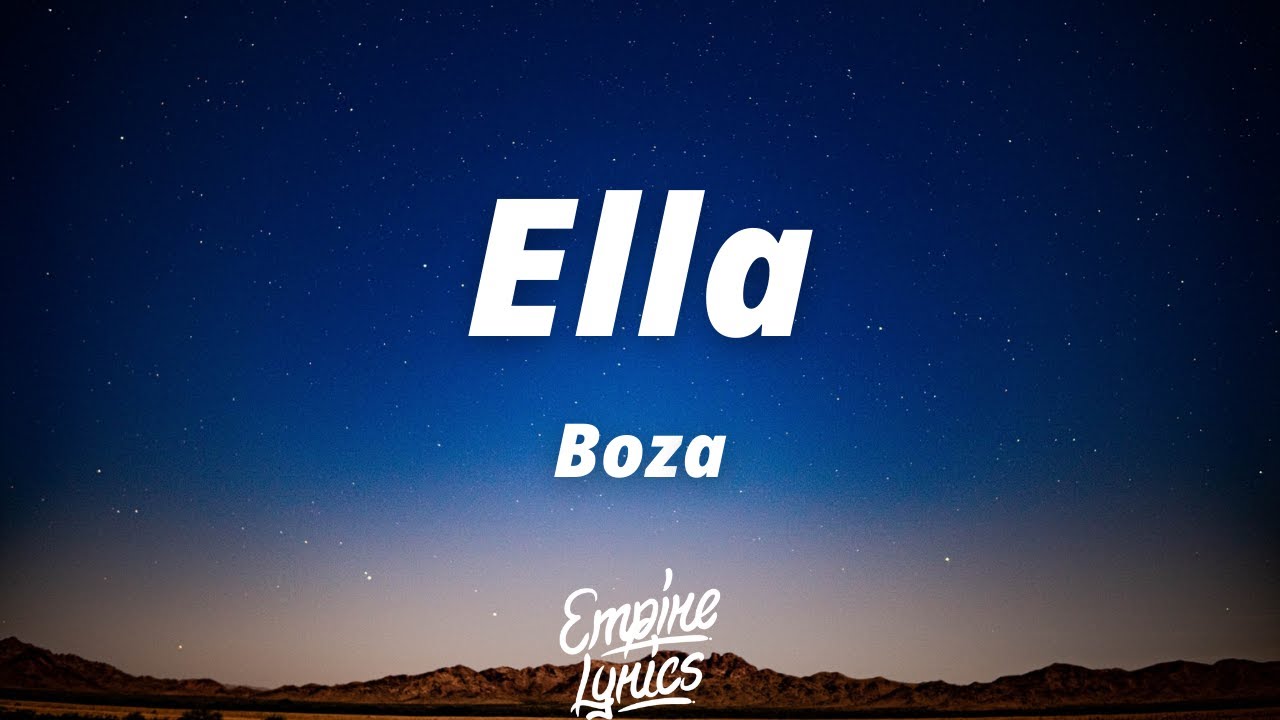 Boza - Ella (Letra/Lyrics)