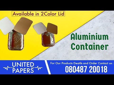 Aluminium Foil Containers Lids