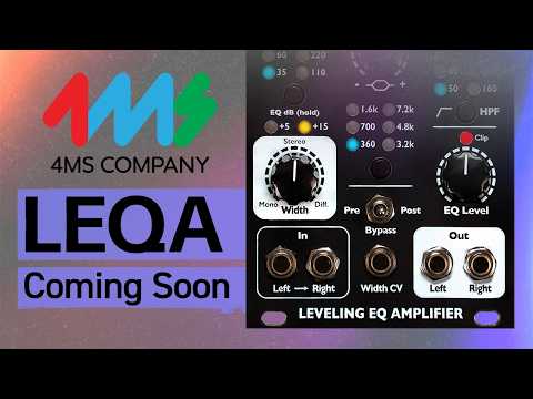4ms LEQA Leveling EQ Amplifier End-Of-Chain Audio Processor Module image 2