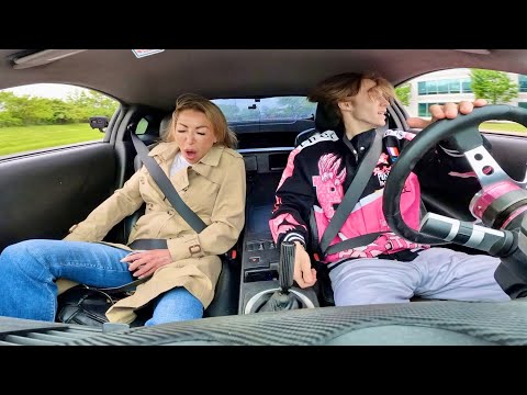 TAKING UBER RIDE IN DRIFT CAR..