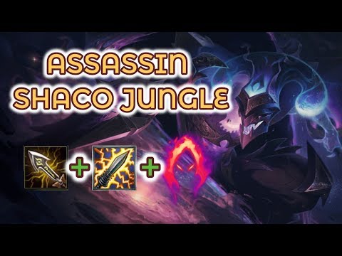 Dark Star Shaco carrying with Dark Harvest [League of Legends] Full Gameplay - Infernal Shaco