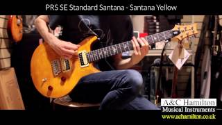 Video thumbnail for PRS SE Santana - Santana Yellow - A&C Hamilton by A&C Hamilton Musical Instruments