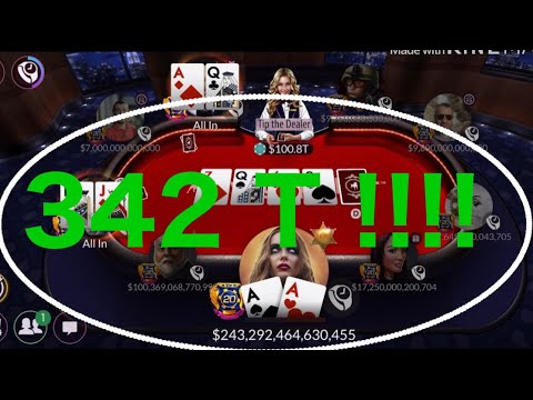 Top Of Zynga WIN 342T ON TABLE || NICE WATCHING || THE COMPETITION RESULTS || ZYNGA POKER