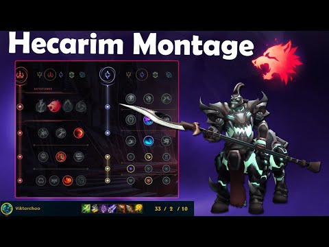 The mighty League of Legend horse!!!Hecarim Montage#1