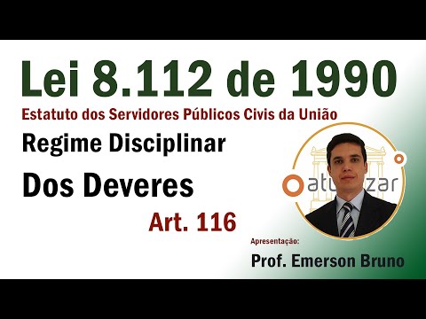 Lei 8.112/90 - Art. 116 (Deveres do Servidor)