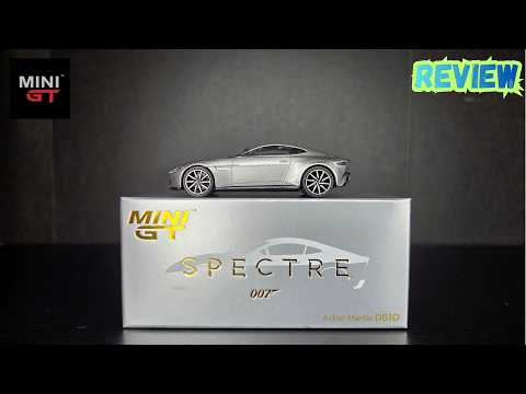 Feature Image thumbnail for the video blog Mini GT - Aston Martin DB10 - James Bond Spectre - REVIEW by  booster_diecast