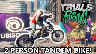 Trials Rising - 2 Person Tandem Bike Gameplay! (Co-op w/ Professor Fat Shady) from E3 2018