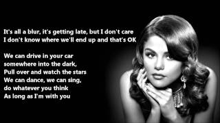 Selena Gomez &amp; The Scene - We Own The Night /\ Lyrics On A Screen