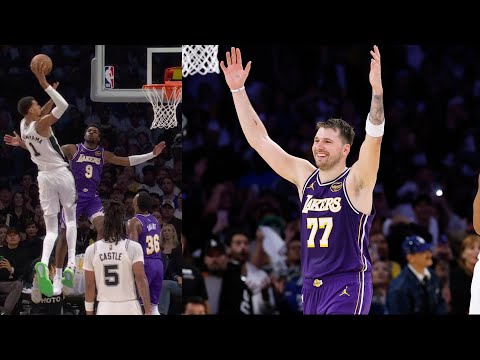 Wemby Dunks on Bronny! Luka Doncic 35 Pts!