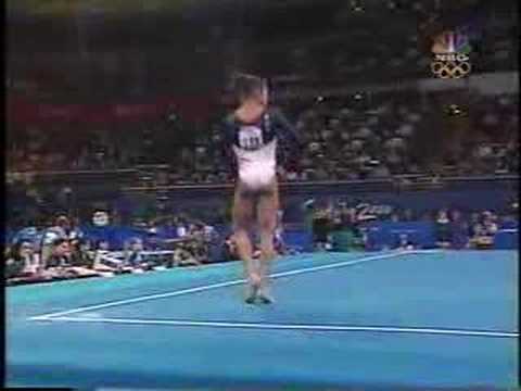 Tasha Schwikert - 2000 Olympics Team Finals - Floor Exercise