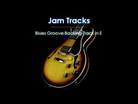 Blues Groove Guitar Backing Track (E)