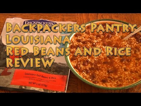 Backpackers Pantry Louisiana Red Beans and Rice REVIEW long term food storage