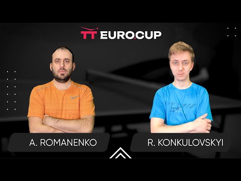 16:45 Andrii Romanenko - Roman Konkulovskyi 09.07.2025 TT Euro.Cup Ukraine Master. TABLE 4