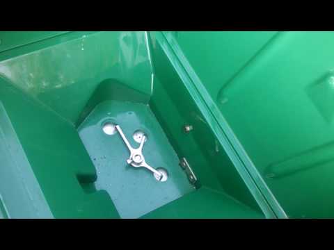 Permagreen Agitator install in a Brand New Lesco 80 lb stainless steel push Spreader