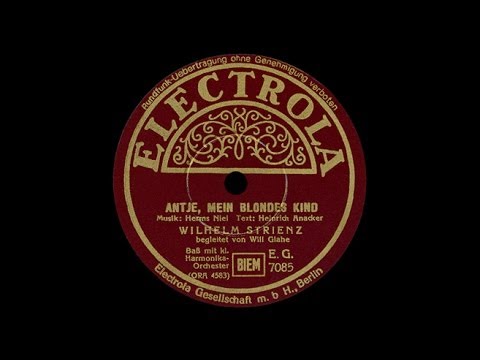 "Antje, mein blondes Kind" (Niel) Wilhelm Strienz 1940