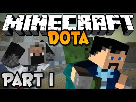 Podcrash - Minecraft: DotA - Game Highlights - Part 1