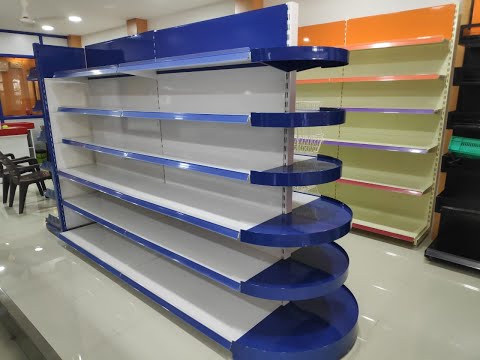 Mild steel free standing unit wall sided display rack, for d...