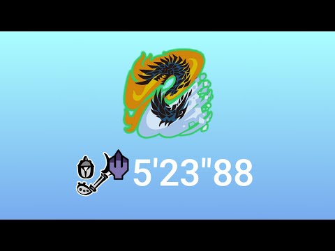 Monster Hunter World: Iceborne | Alatreon Insect Glaive solo 5'23"88