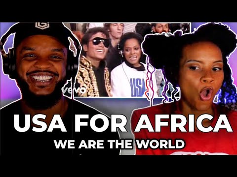 WE TRIED AGAIN!  🎵 U.S.A. For Africa - We Are the World REACTION