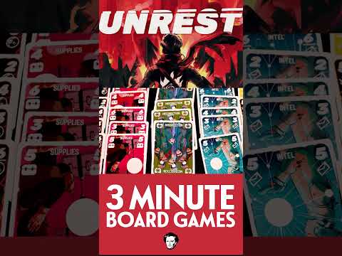 Unrest in under 3 minutes - board game review