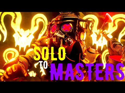 HOW I HIT MASTERS SOLO QUEUING MY WAY UP ~ A SOLO's ROAD TO MASTERS (Apex Legends)