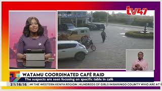 Four-armed suspects raid customers at Watamu Mall in Kilifi focusing on a specific table in café