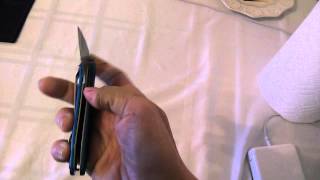 How to open and close a Kershaw Scallion knife