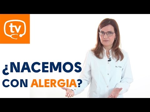 ¿Nacemos con alergia?