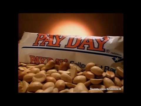 Pay Day Candy Bar Commercial (1984 - 720p HD Remaster)