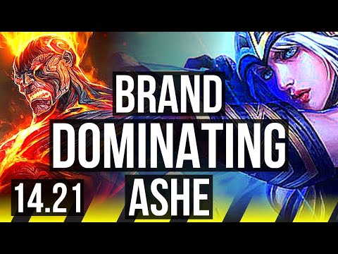BRAND & Senna vs ASHE & Heimerdinger (ADC) | 8/1/2, Dominating | KR Grandmaster | 14.21