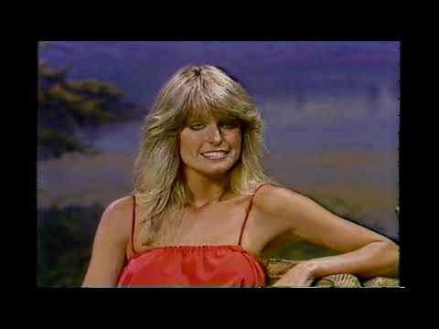 Farrah Fawcett on Johnny Carson Tonight Show 1978 promoting "Somebody Killed Her Husband" movie