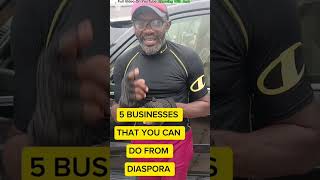 “5 DIASPORIAN BUSINESS IN NIGERIA.
