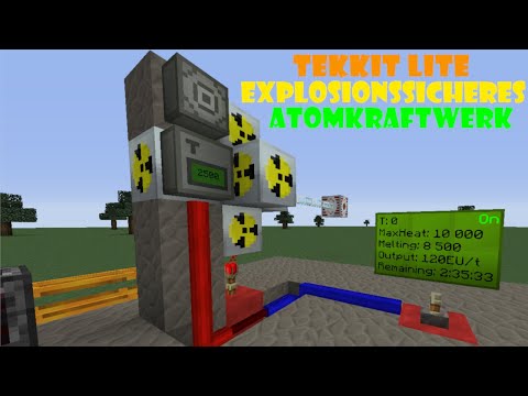 [Tutorial] Explosionssicheres Atomkraftwerk - Minecraft Tekkit Lite Tutorial [Deutsch][HD]