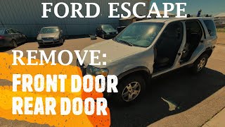 Ford Escape - Remove / Replace Front and Rear Door (2001-2007)