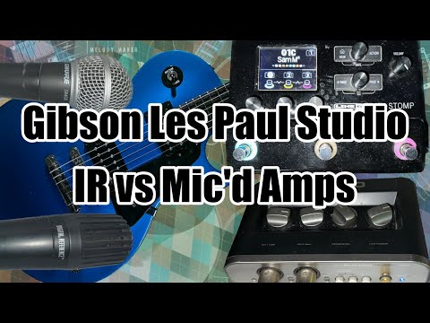 IR vs Mic'd Amps: Gibson Les Paul
