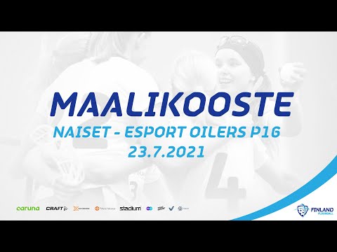Maalikooste naisten maajoukkueen leiriottelusta: Suomi – Esport Oilers P16 7-2