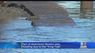 King Tide Causes Minor Flooding In Downtown Boston